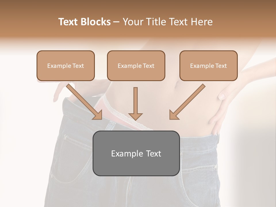 Hand Young Trousers PowerPoint Template