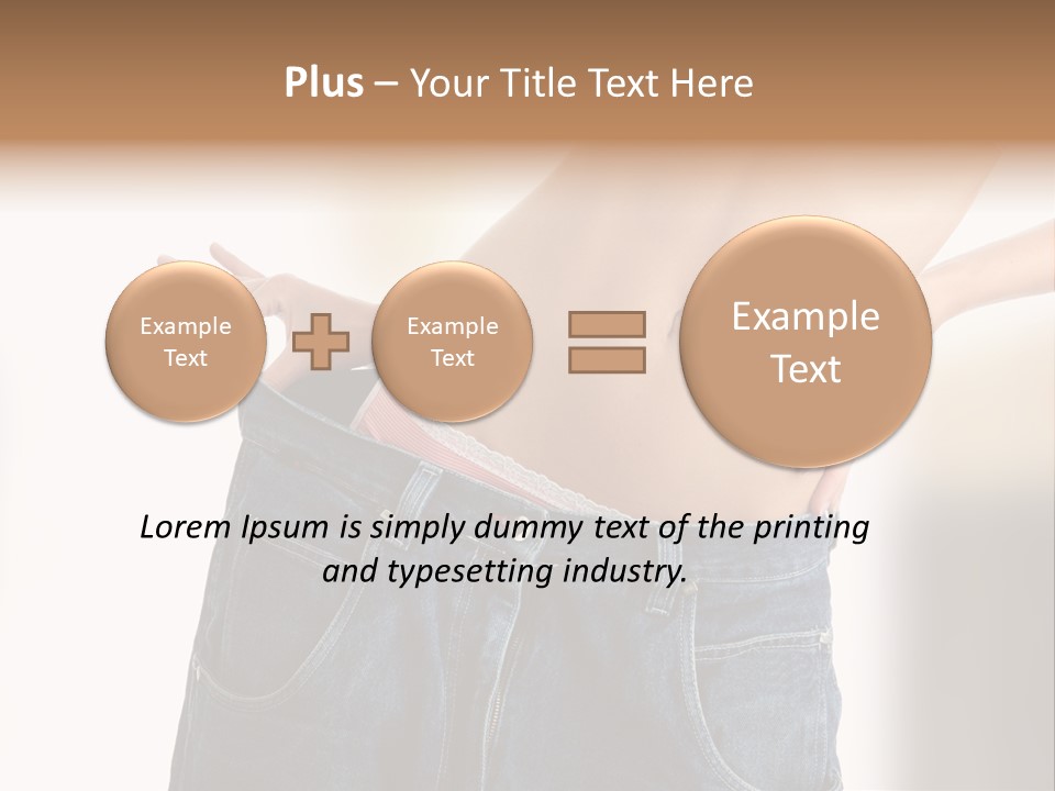 Hand Young Trousers PowerPoint Template