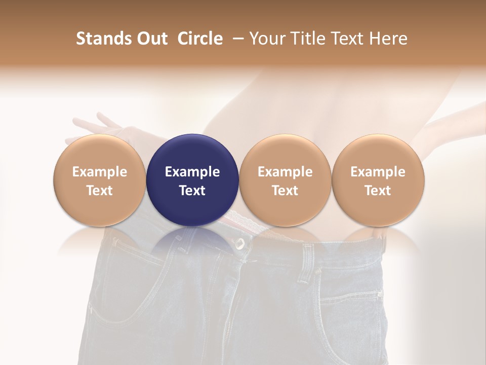 Hand Young Trousers PowerPoint Template