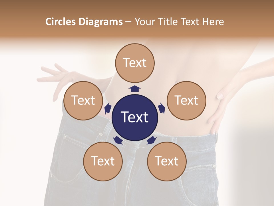 Hand Young Trousers PowerPoint Template