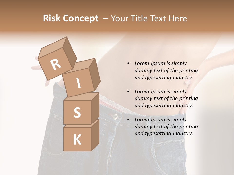 Hand Young Trousers PowerPoint Template