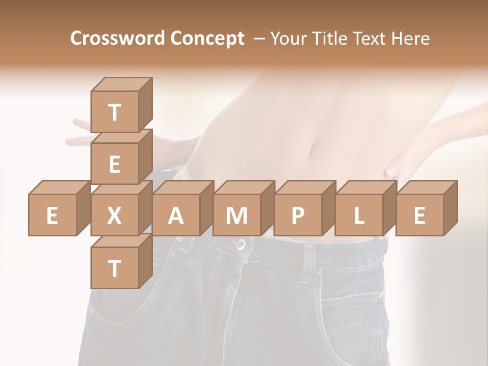 Hand Young Trousers PowerPoint Template