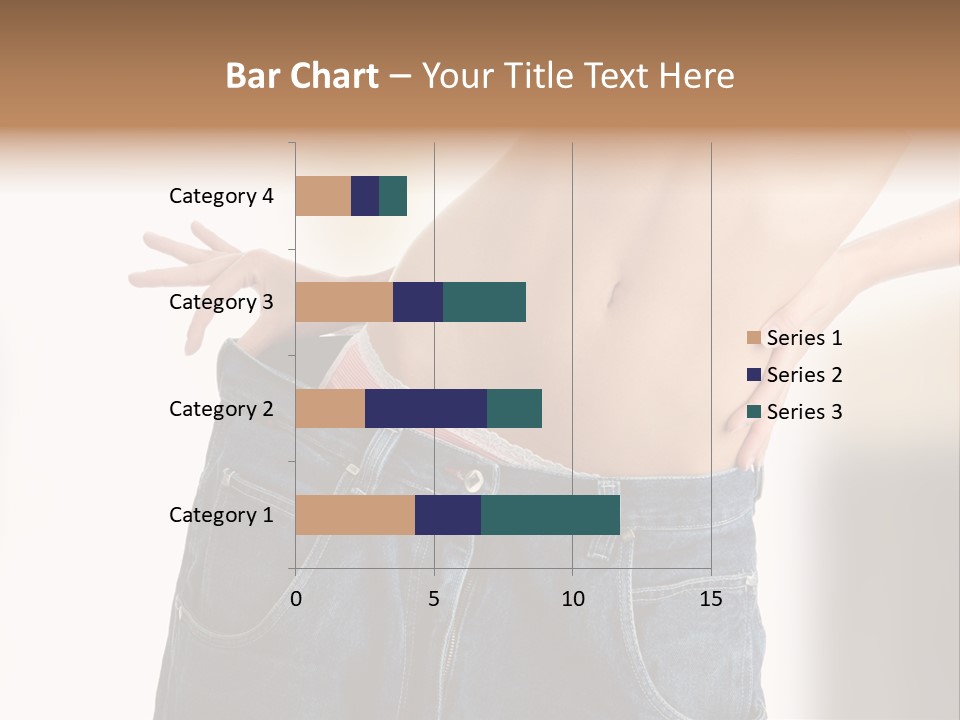 Hand Young Trousers PowerPoint Template