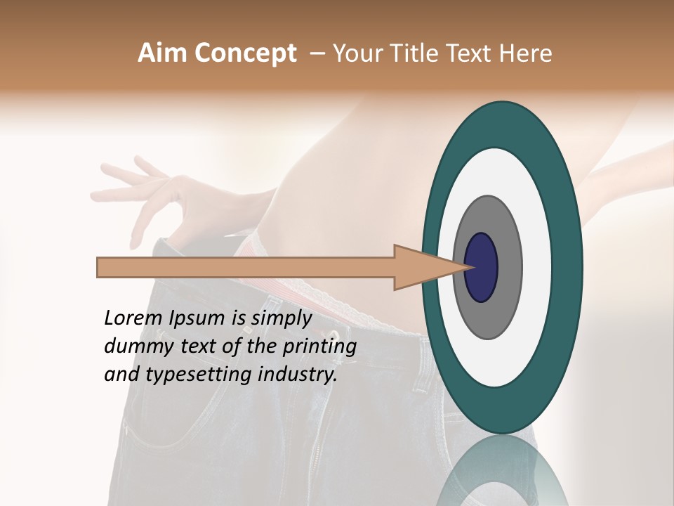 Hand Young Trousers PowerPoint Template