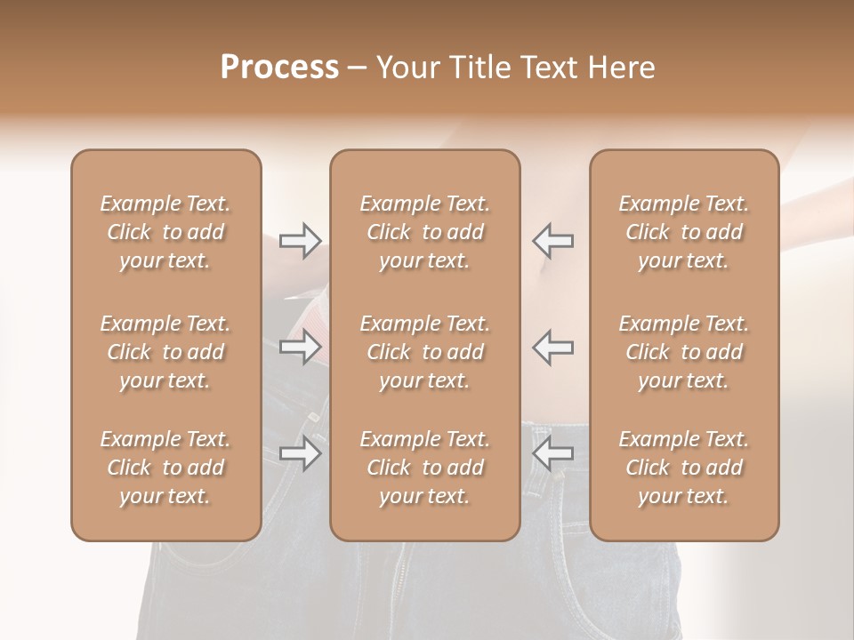Hand Young Trousers PowerPoint Template