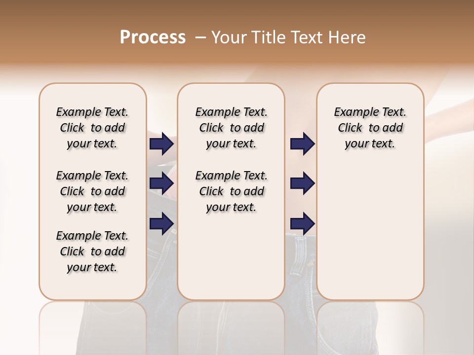 Hand Young Trousers PowerPoint Template