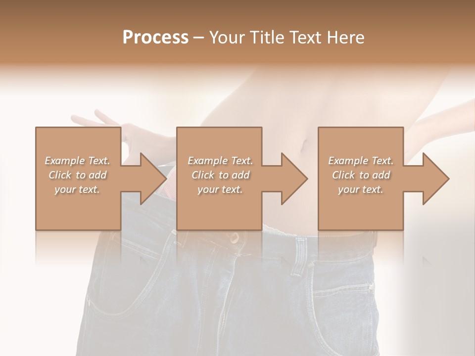 Hand Young Trousers PowerPoint Template