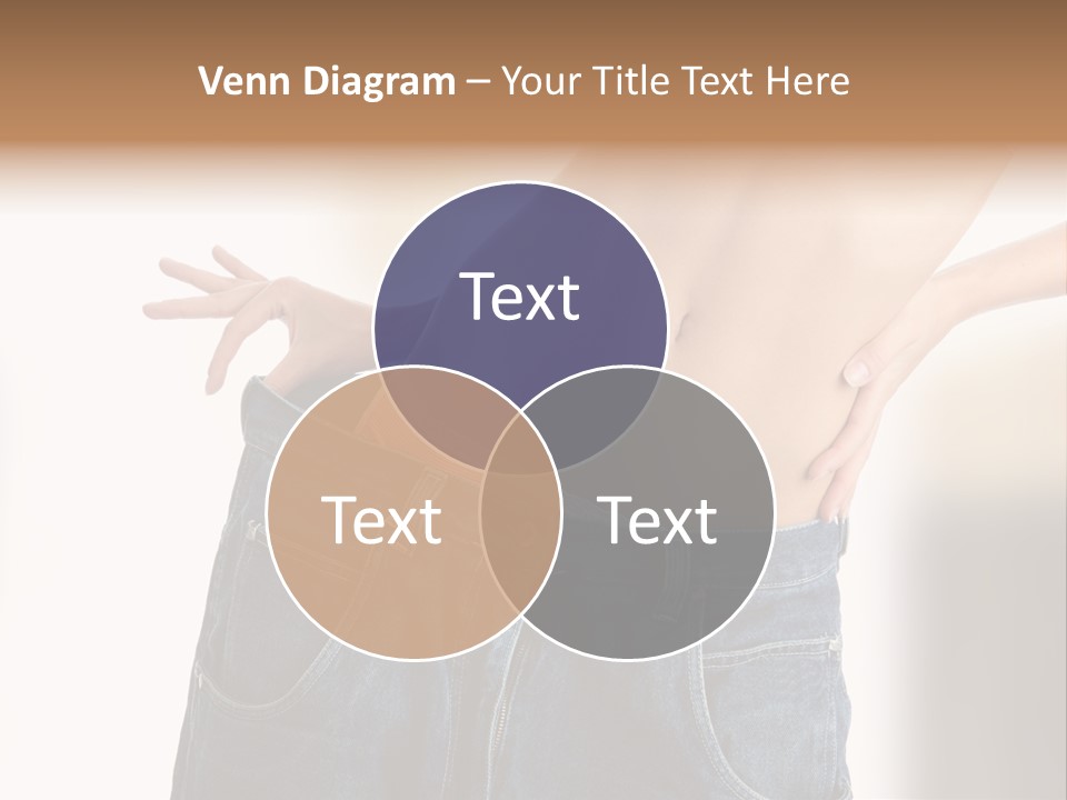 Hand Young Trousers PowerPoint Template