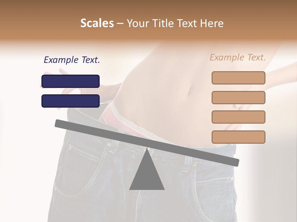 Hand Young Trousers PowerPoint Template