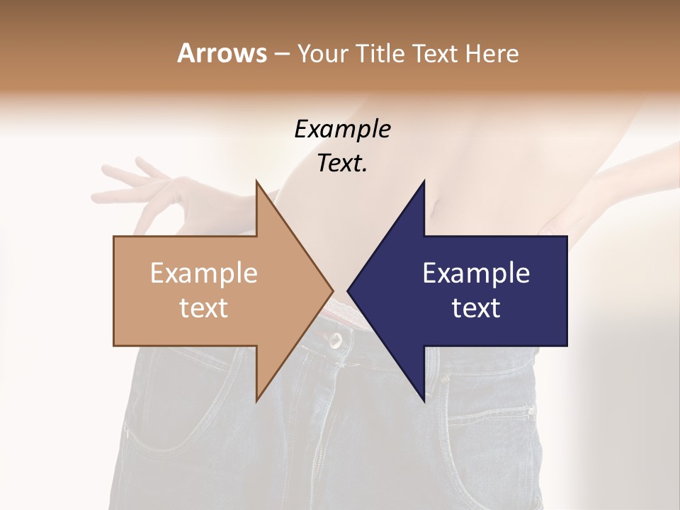 Hand Young Trousers PowerPoint Template