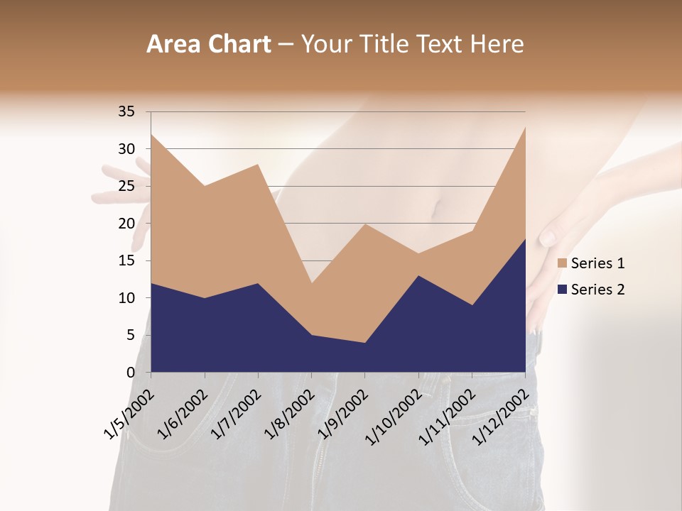 Hand Young Trousers PowerPoint Template