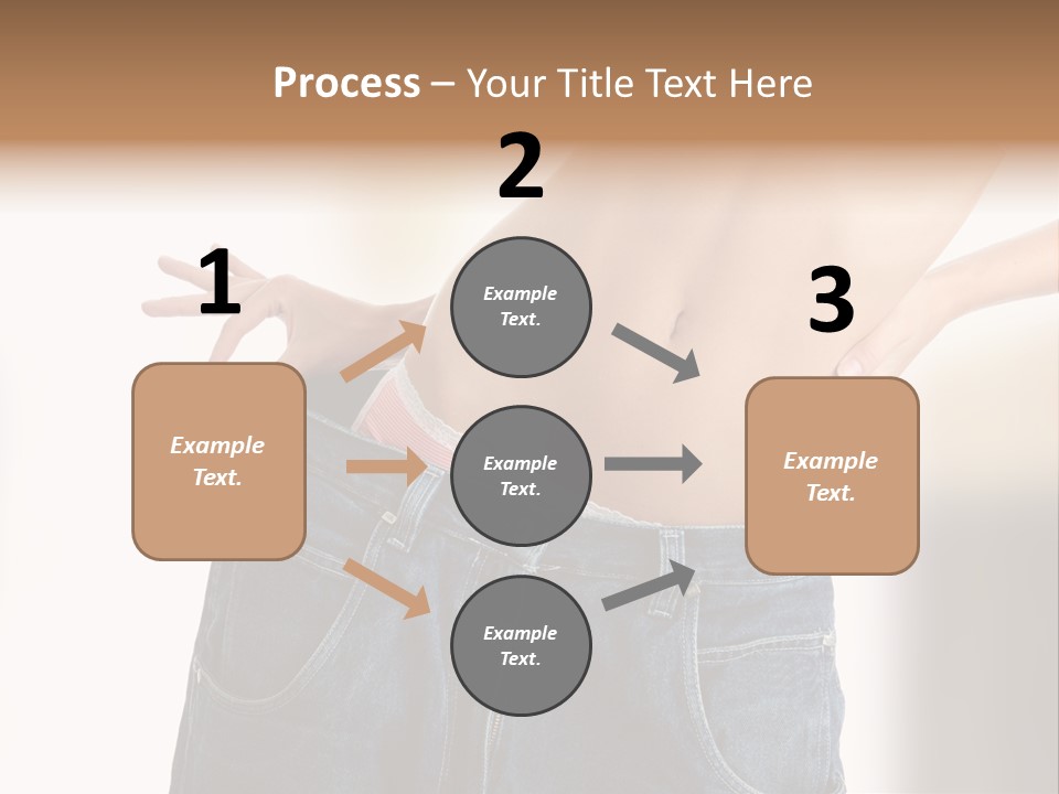 Hand Young Trousers PowerPoint Template