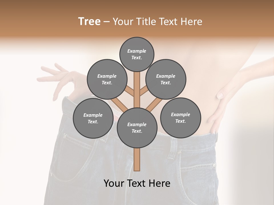 Hand Young Trousers PowerPoint Template