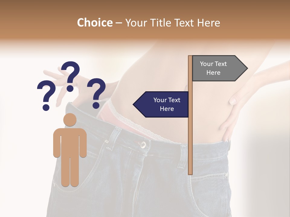 Hand Young Trousers PowerPoint Template