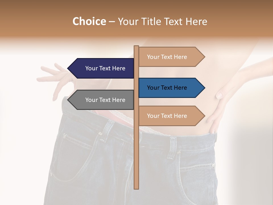 Hand Young Trousers PowerPoint Template