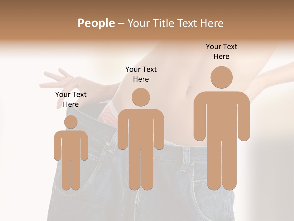 Hand Young Trousers PowerPoint Template