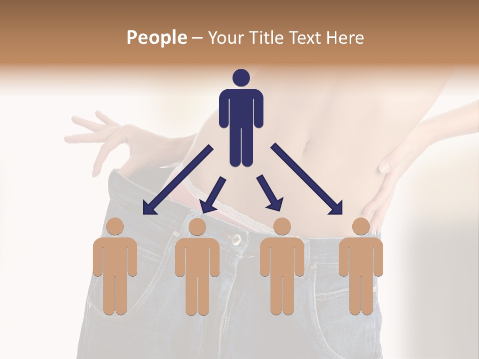 Hand Young Trousers PowerPoint Template