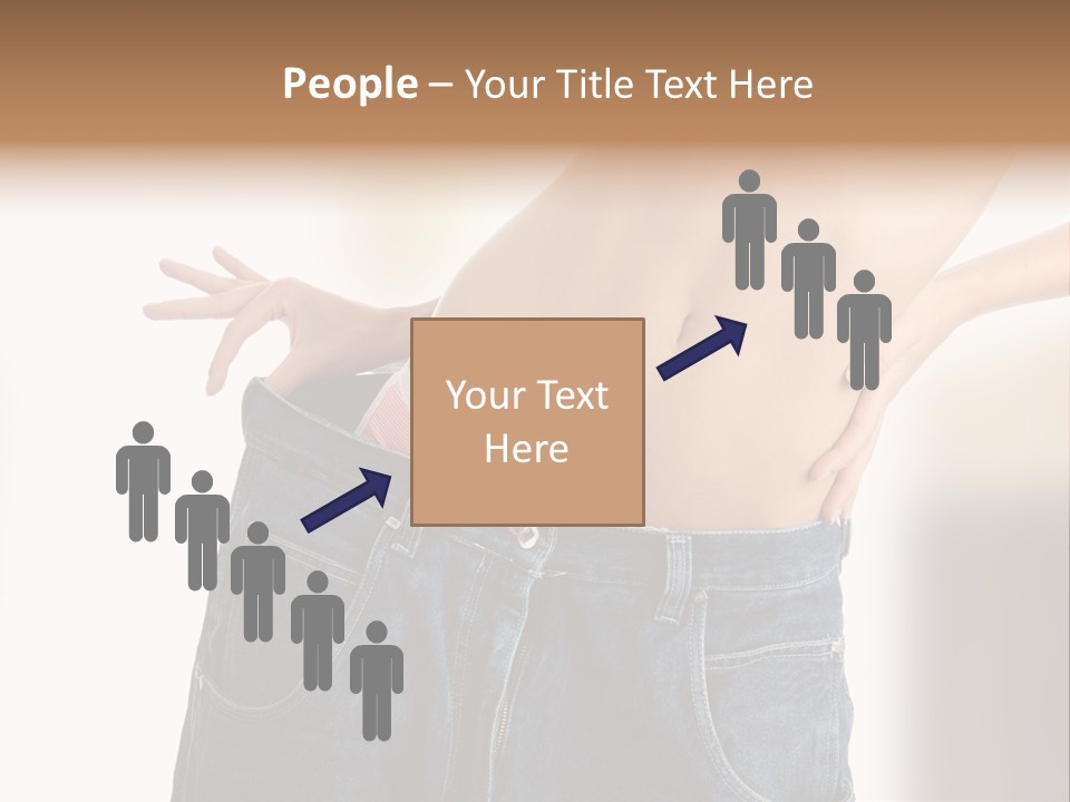 Hand Young Trousers PowerPoint Template