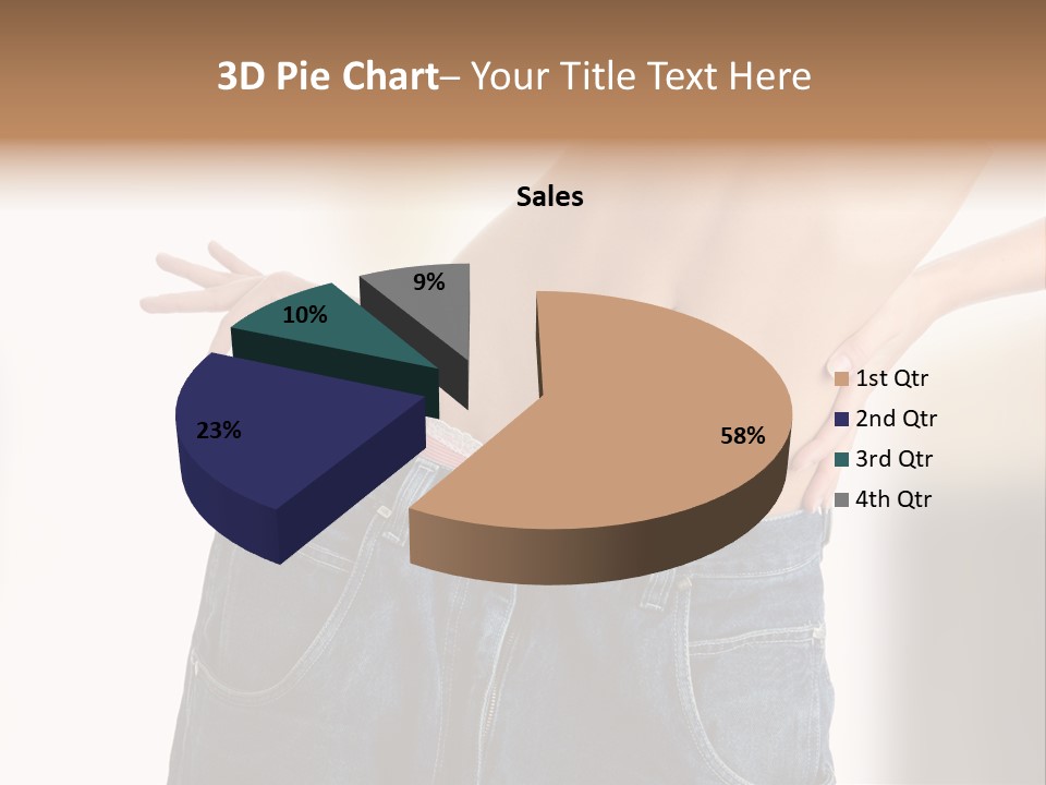 Hand Young Trousers PowerPoint Template