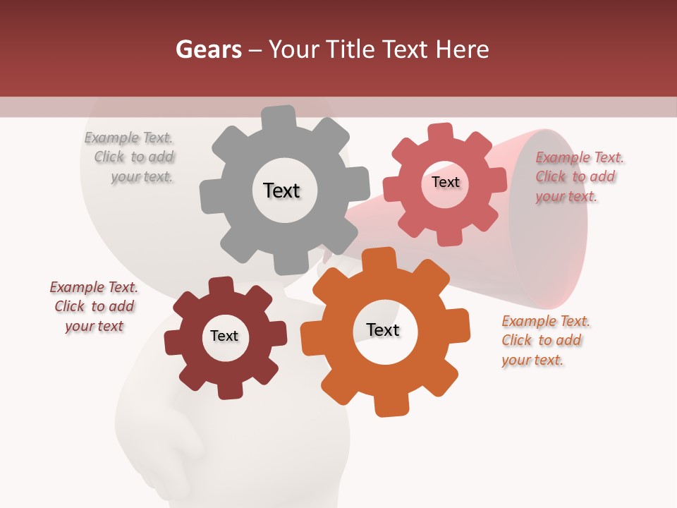 Loud Noise Human PowerPoint Template