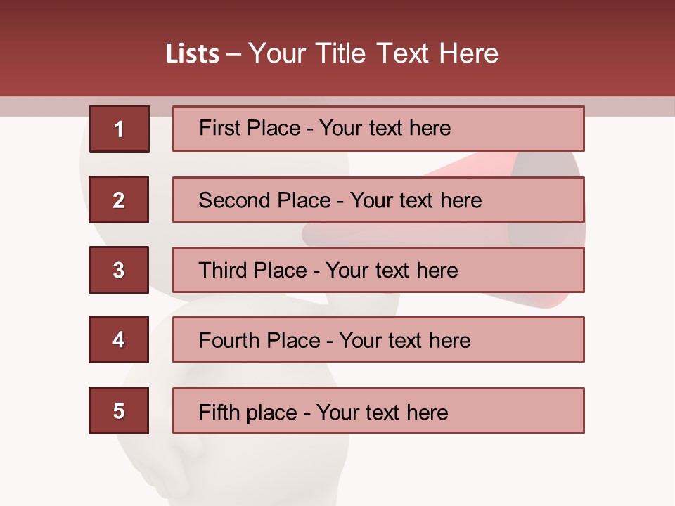 Loud Noise Human PowerPoint Template