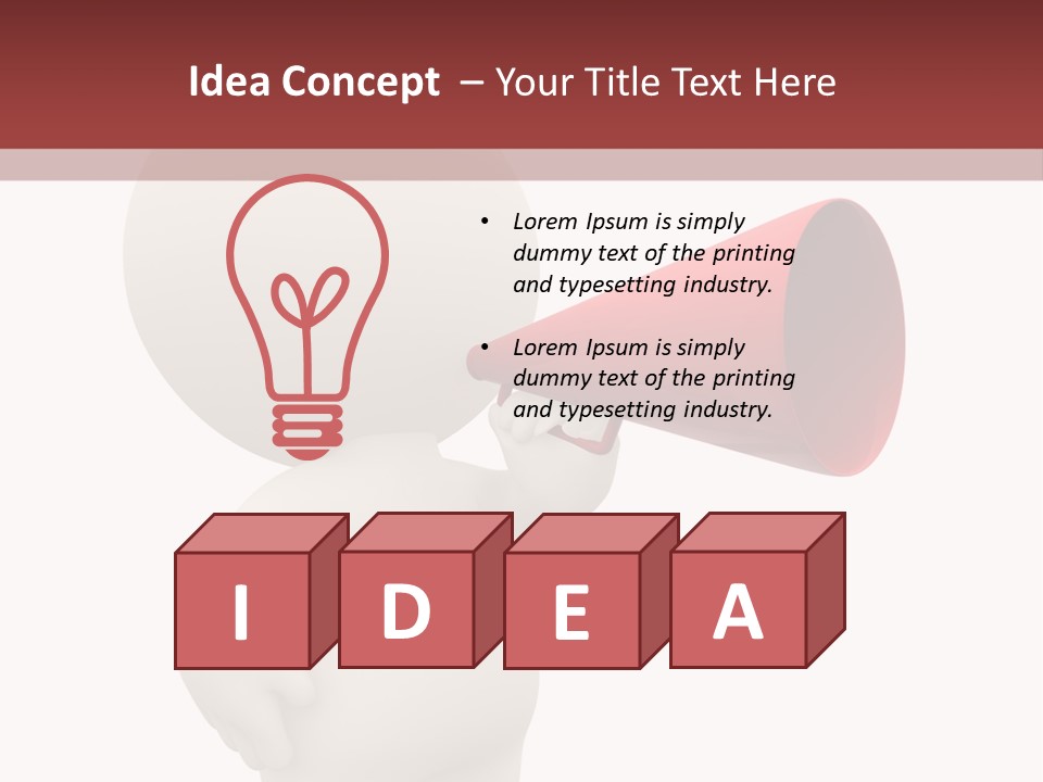 Loud Noise Human PowerPoint Template