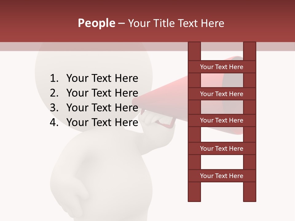 Loud Noise Human PowerPoint Template