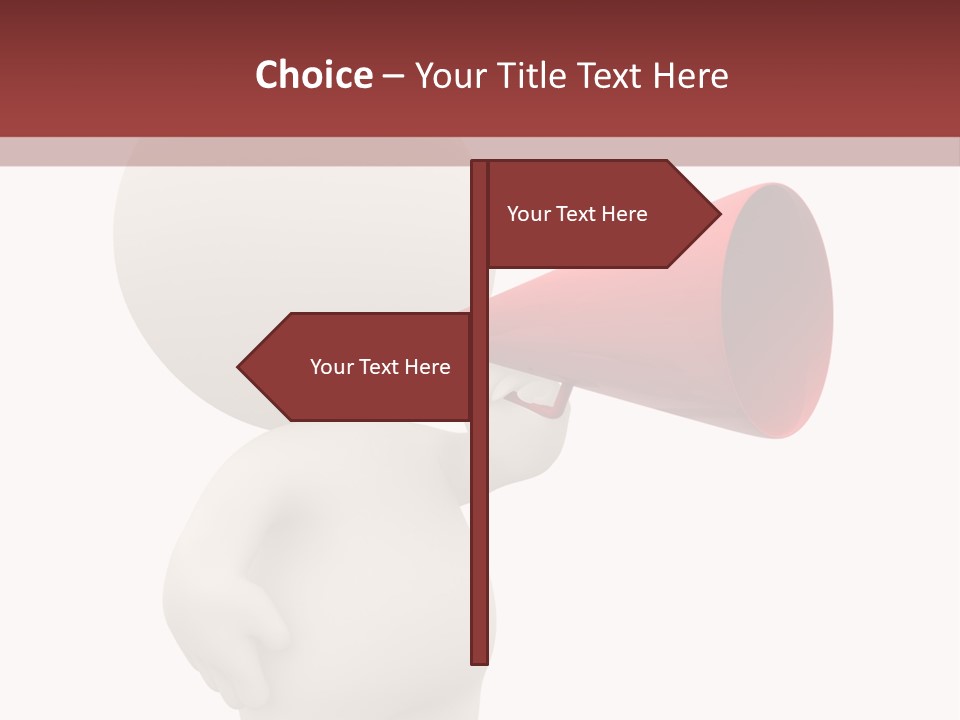Loud Noise Human PowerPoint Template