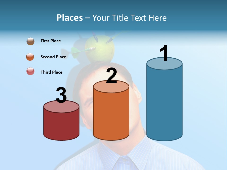 Target Businessman Ideas PowerPoint Template