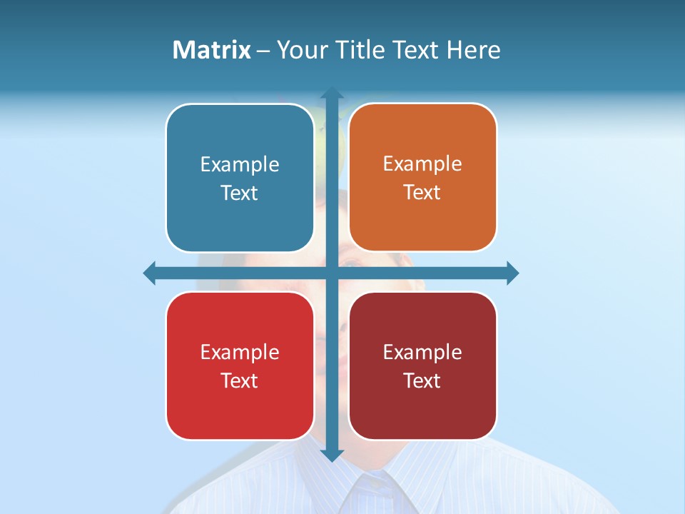 Target Businessman Ideas PowerPoint Template