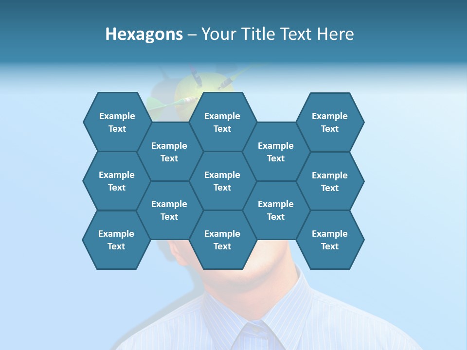 Target Businessman Ideas PowerPoint Template