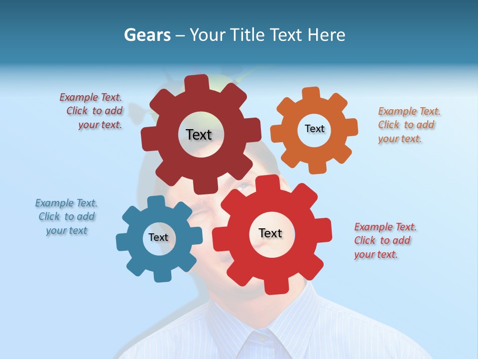 Target Businessman Ideas PowerPoint Template