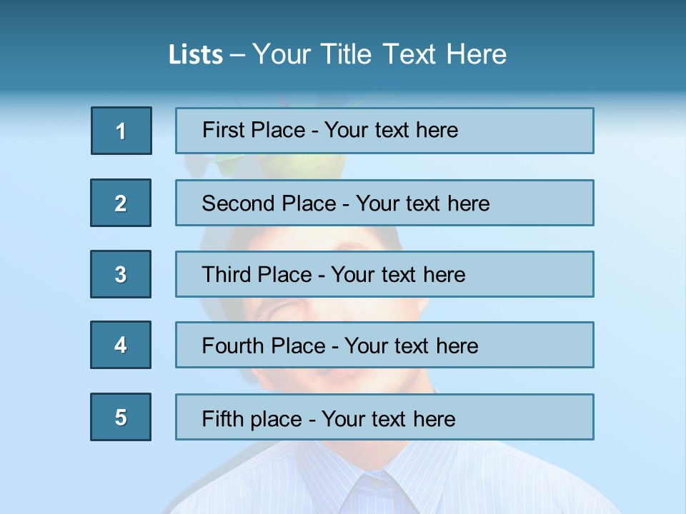 Target Businessman Ideas PowerPoint Template