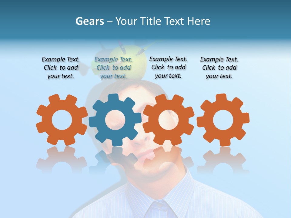 Target Businessman Ideas PowerPoint Template