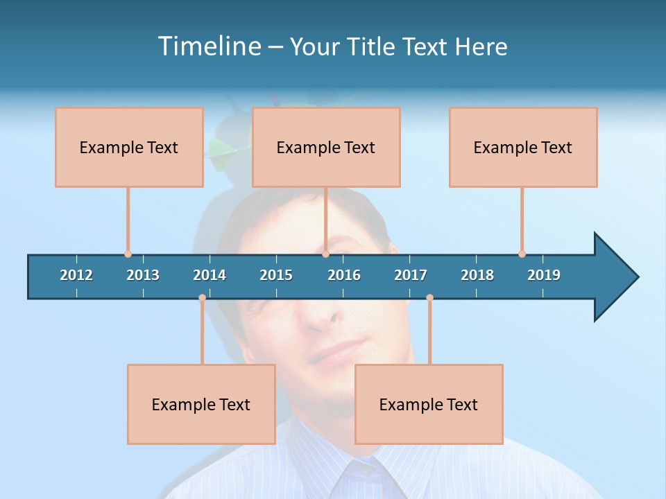 Target Businessman Ideas PowerPoint Template