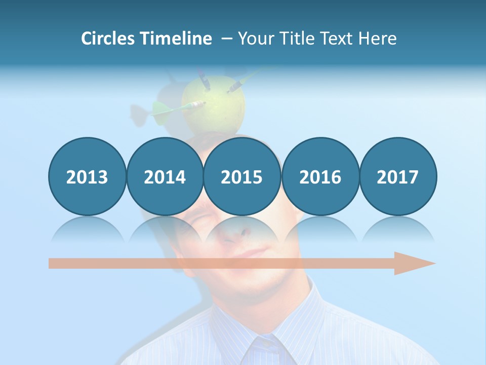 Target Businessman Ideas PowerPoint Template