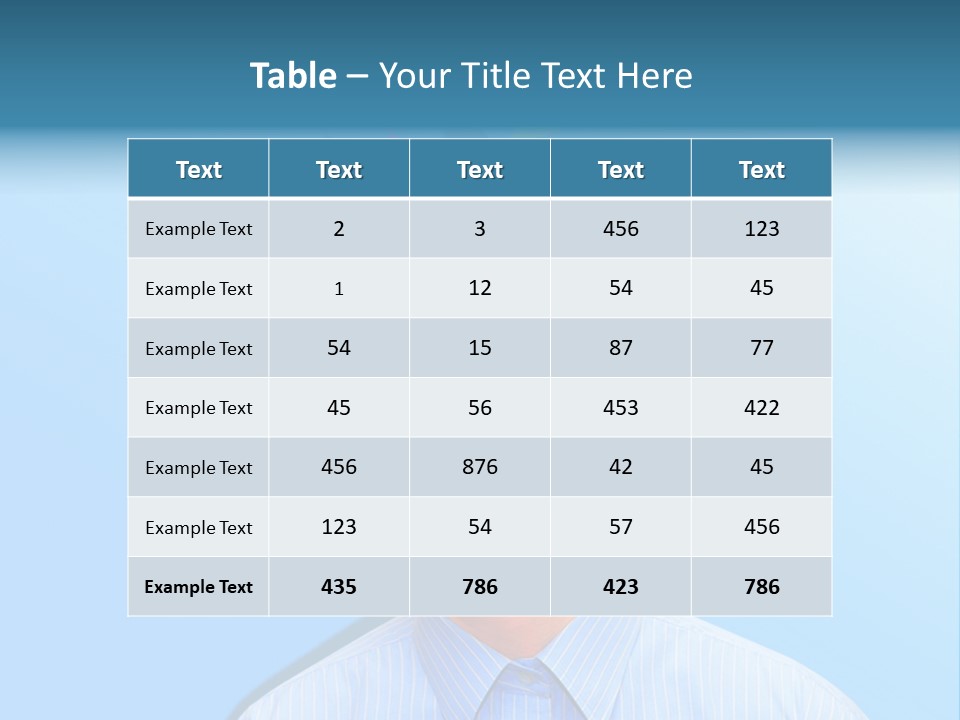 Target Businessman Ideas PowerPoint Template