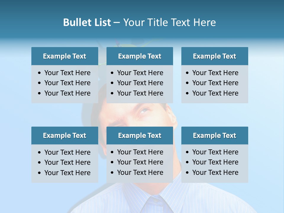 Target Businessman Ideas PowerPoint Template