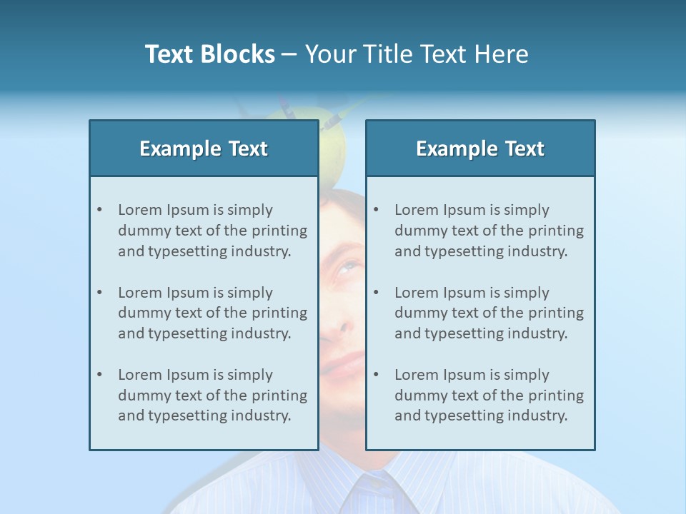 Target Businessman Ideas PowerPoint Template