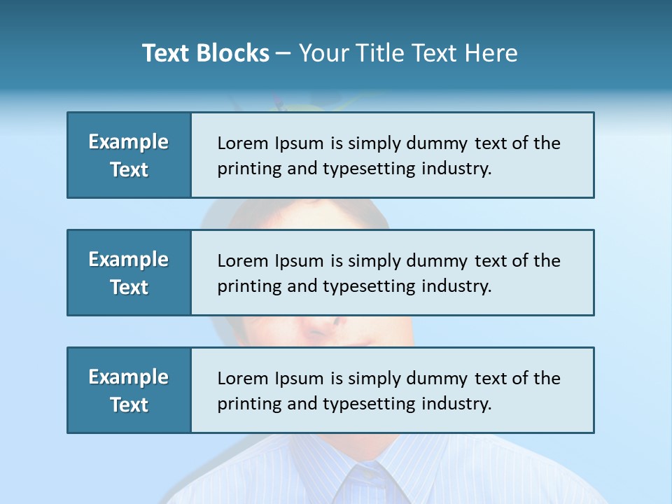 Target Businessman Ideas PowerPoint Template
