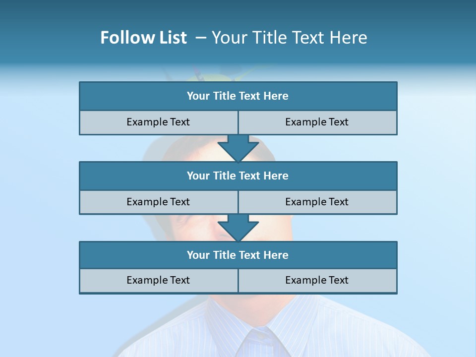 Target Businessman Ideas PowerPoint Template