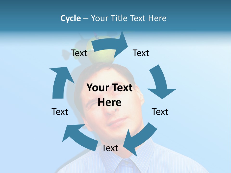 Target Businessman Ideas PowerPoint Template