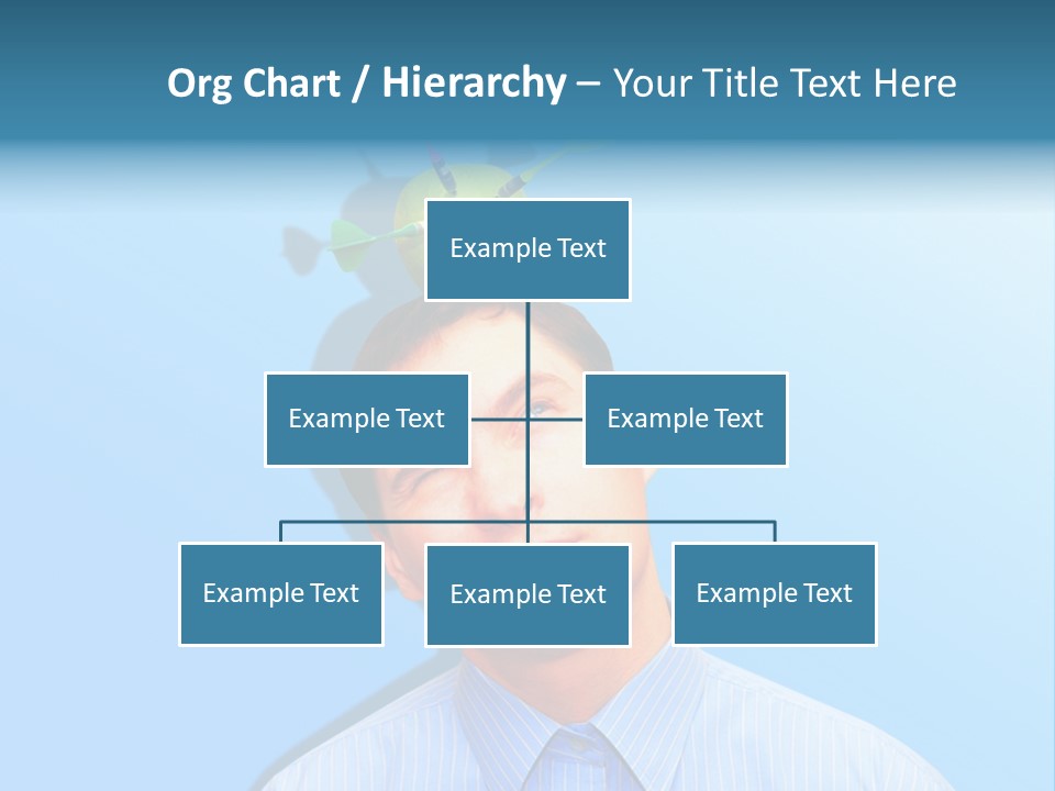Target Businessman Ideas PowerPoint Template
