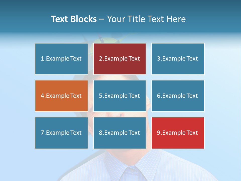 Target Businessman Ideas PowerPoint Template