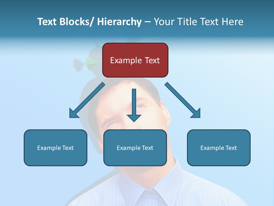 Target Businessman Ideas PowerPoint Template