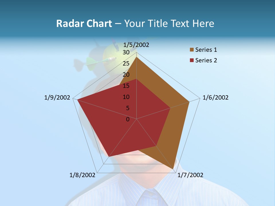 Target Businessman Ideas PowerPoint Template