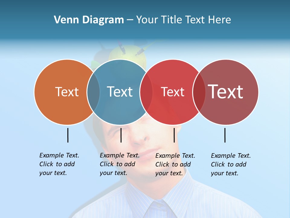 Target Businessman Ideas PowerPoint Template