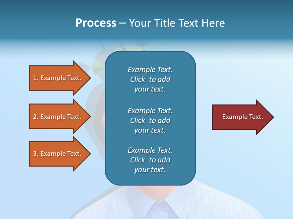 Target Businessman Ideas PowerPoint Template