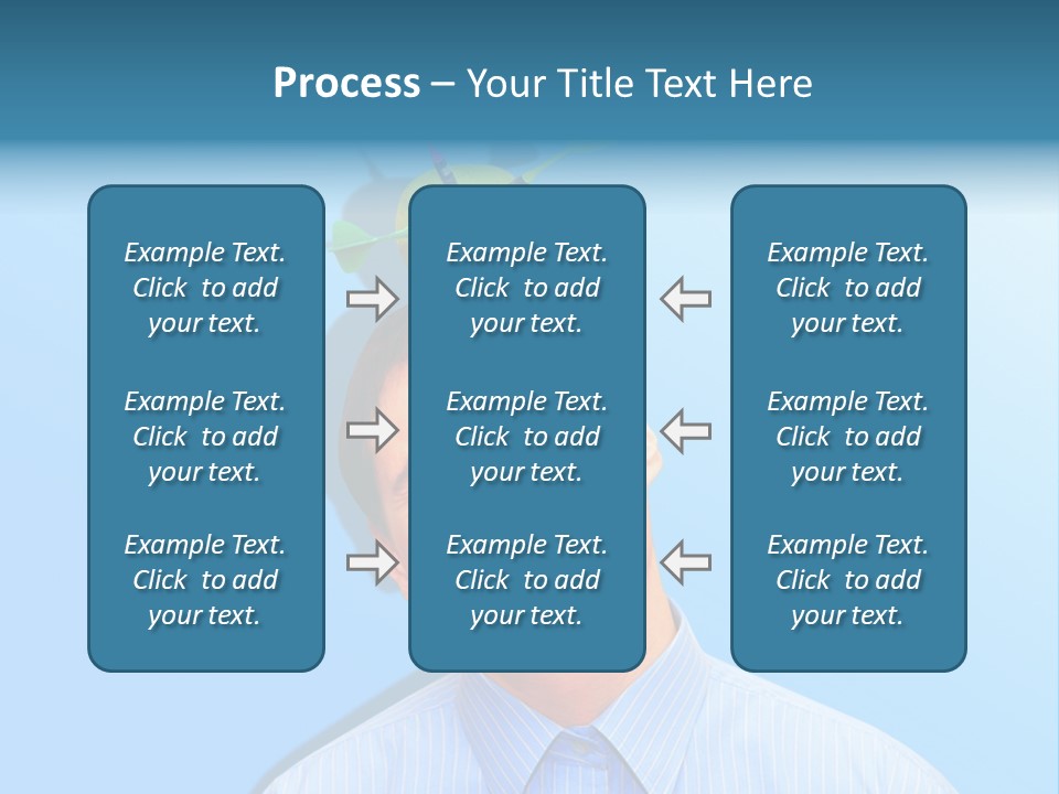 Target Businessman Ideas PowerPoint Template