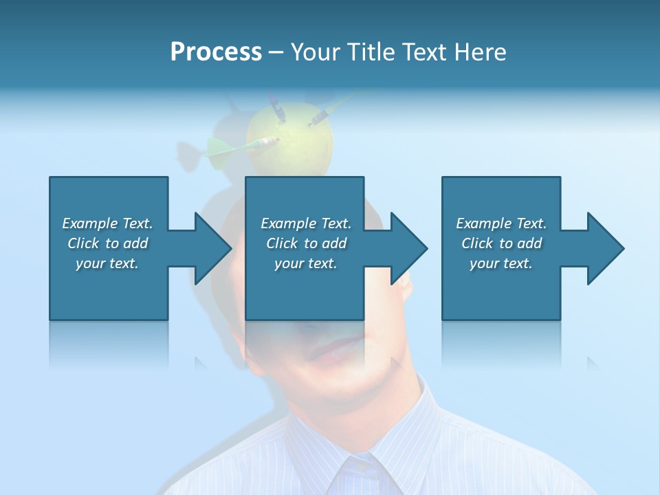 Target Businessman Ideas PowerPoint Template